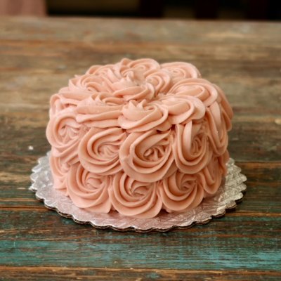 Rosette smashcake $25